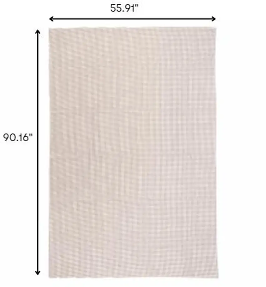 Brown Non Slip Indoor Outdoor Rug Pad Photo 8