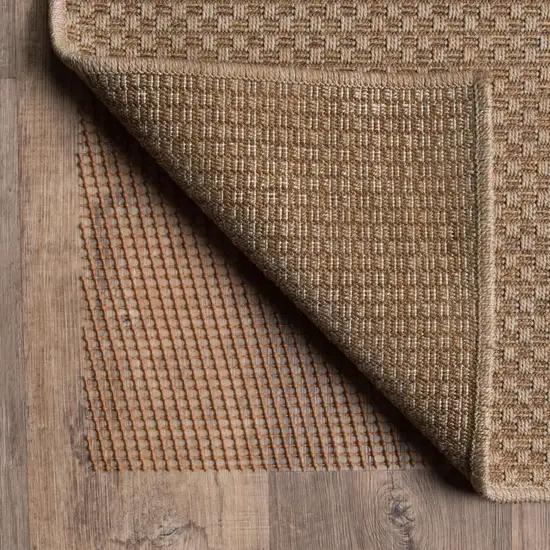 Brown Non Slip Outdoor Rug Pad Photo 7
