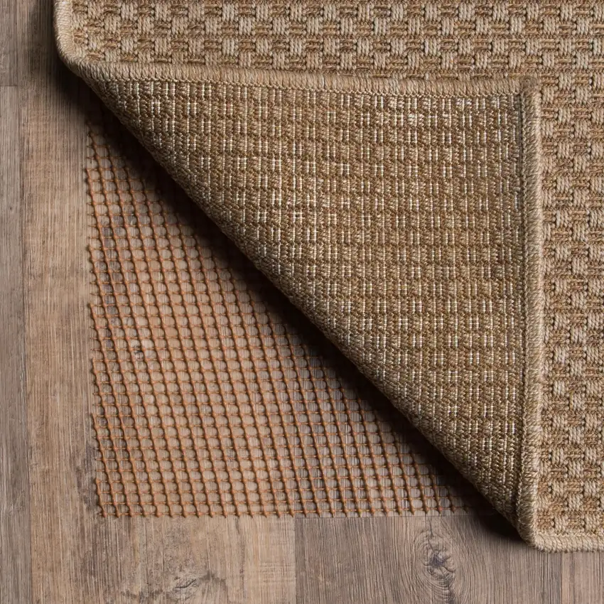 Brown Non Slip Outdoor Rug Pad Photo 8