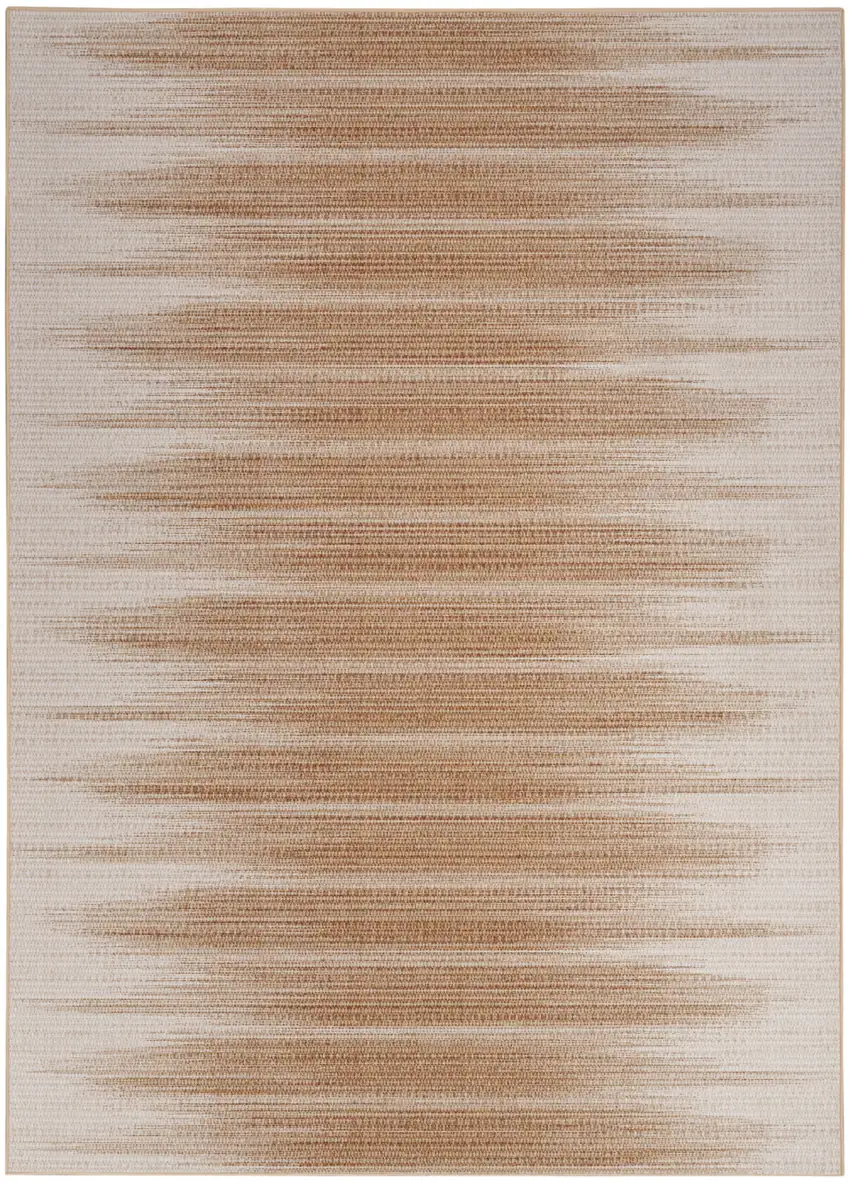 Brown Ombre Distressed Non Skid Area Rug Photo 2