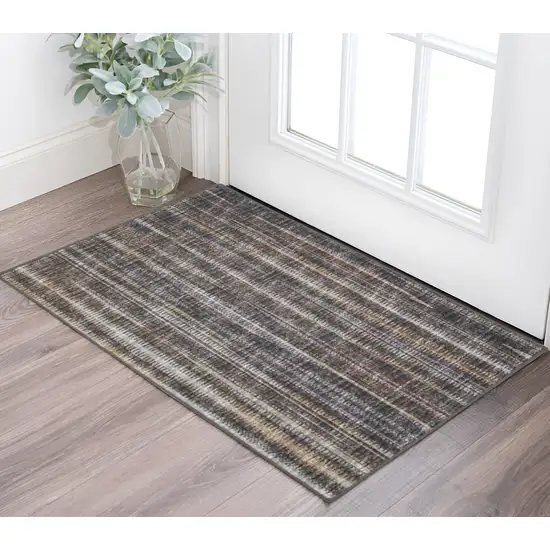 Brown Ombre Tufted Handmade Area Rug Photo 1