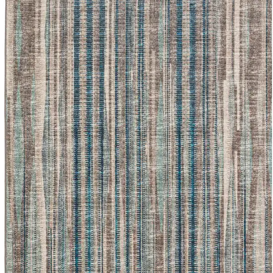 Brown Ombre Tufted Handmade Area Rug Photo 3