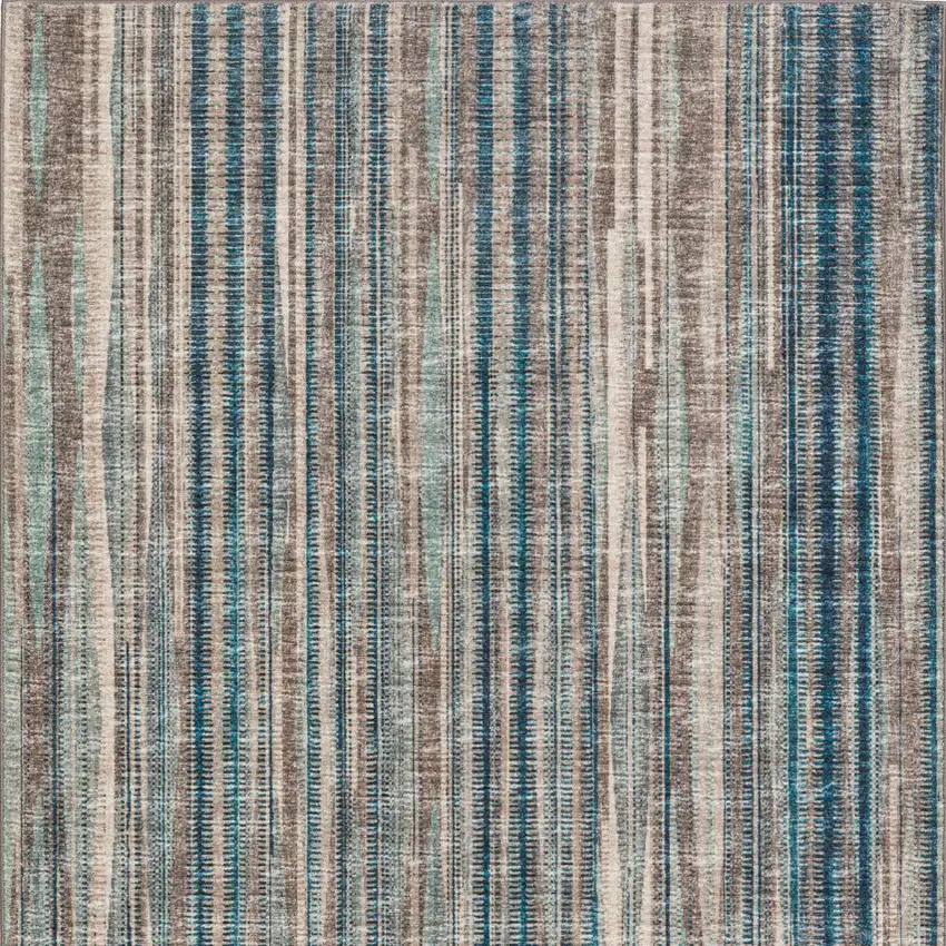 Brown Ombre Tufted Handmade Area Rug Photo 6