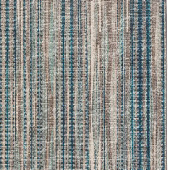 Brown Ombre Tufted Handmade Area Rug Photo 3