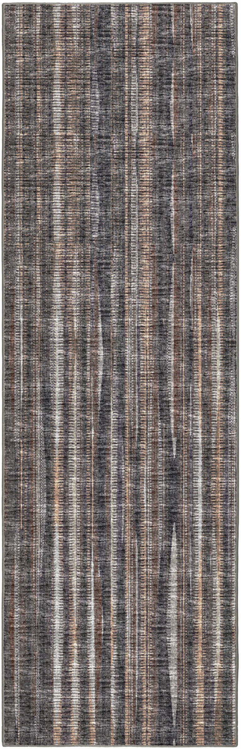 Brown Ombre Tufted Handmade Runner Rug Photo 4