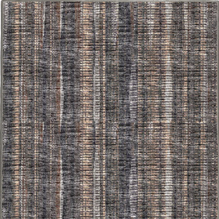 Brown Ombre Tufted Handmade Runner Rug Photo 3