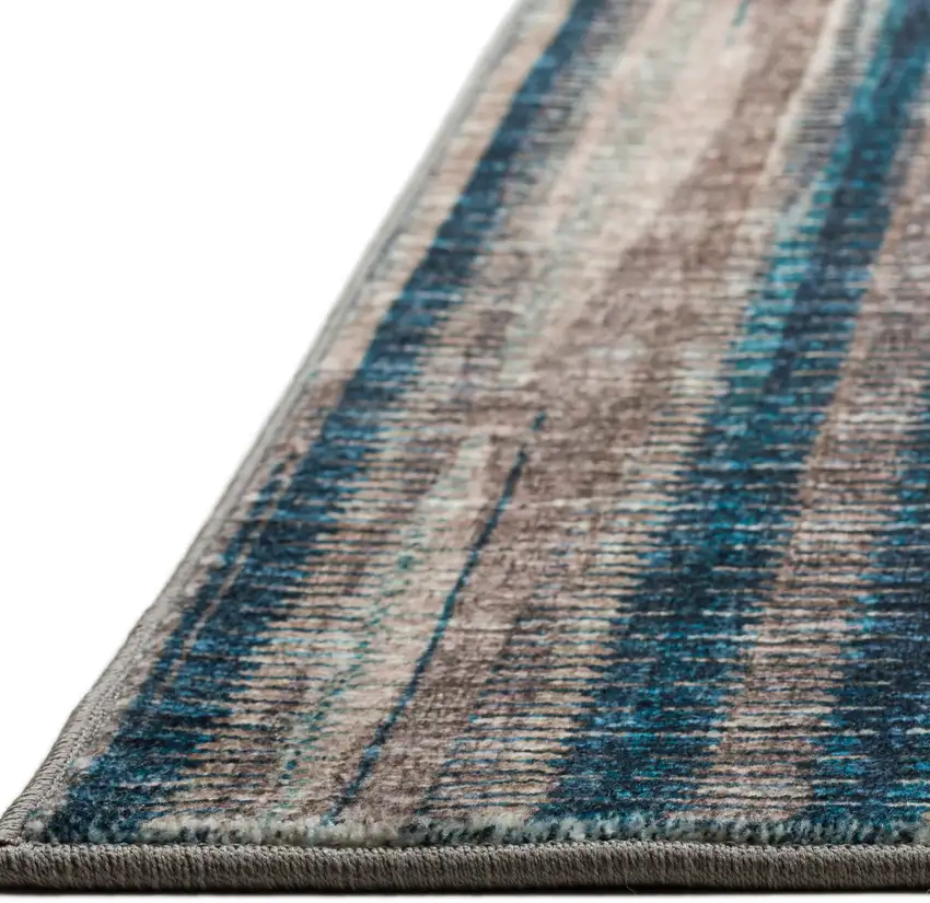 Brown Ombre Tufted Handmade Runner Rug Photo 7