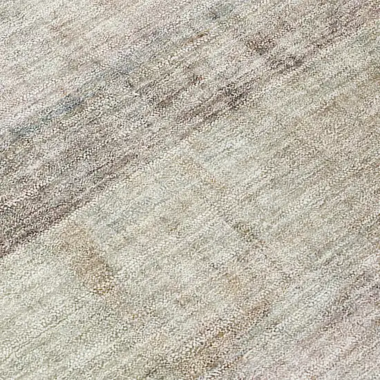Brown Ombre Washable Non Skid Indoor Outdoor Area Rug Photo 8
