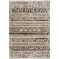 Photo of Brown Oriental Area Rug With Fringe