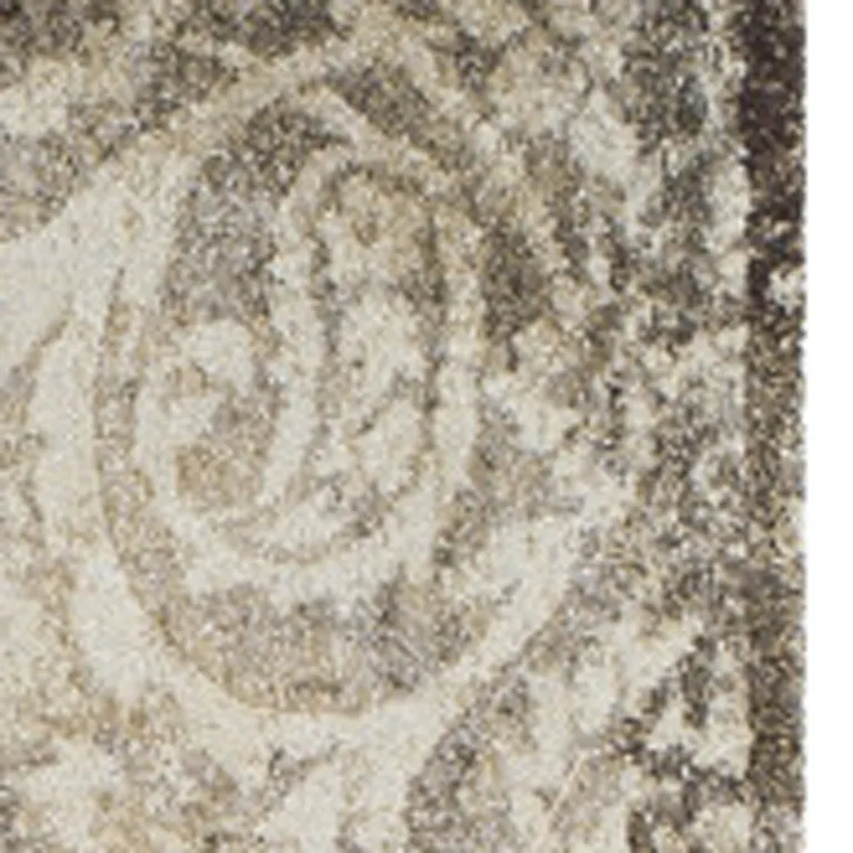 Brown Oriental Area Rug Photo 4
