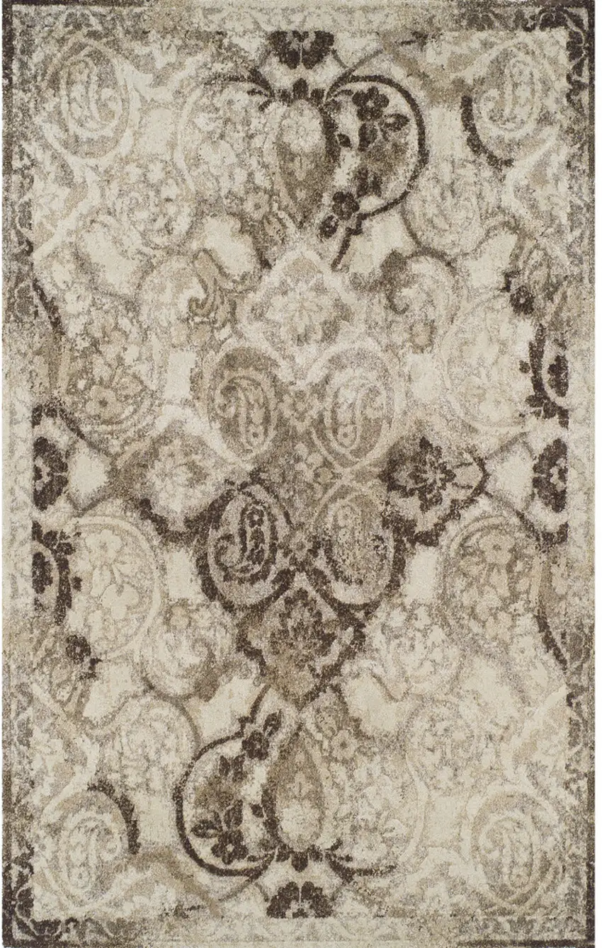 Brown Oriental Area Rug Photo 5