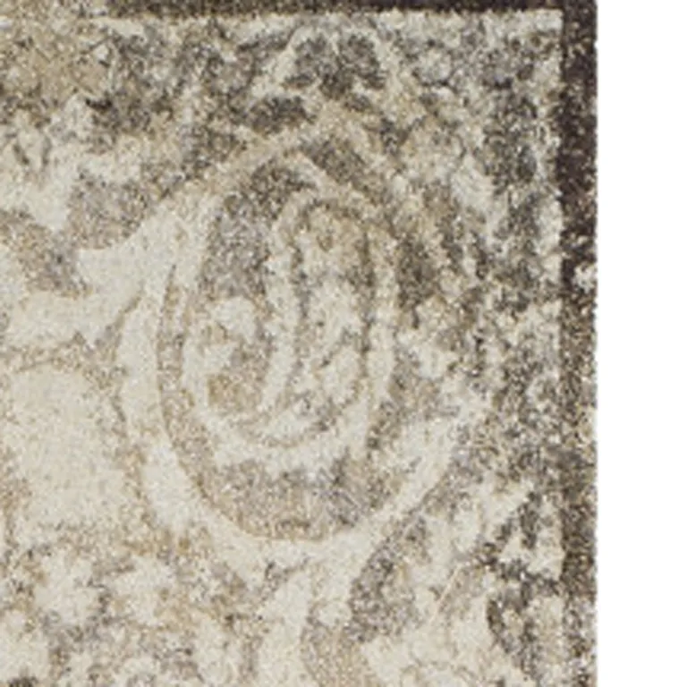 Brown Oriental Area Rug Photo 4