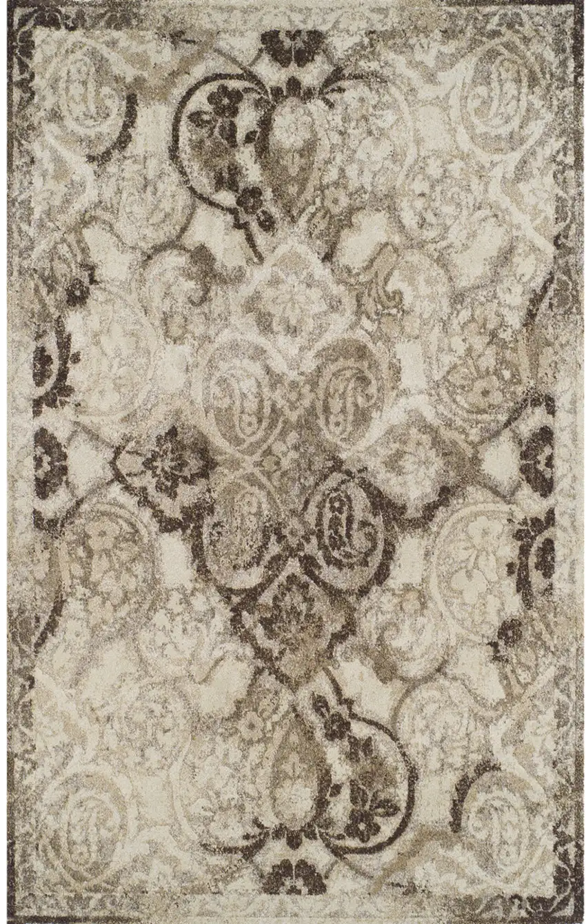Brown Oriental Area Rug Photo 2