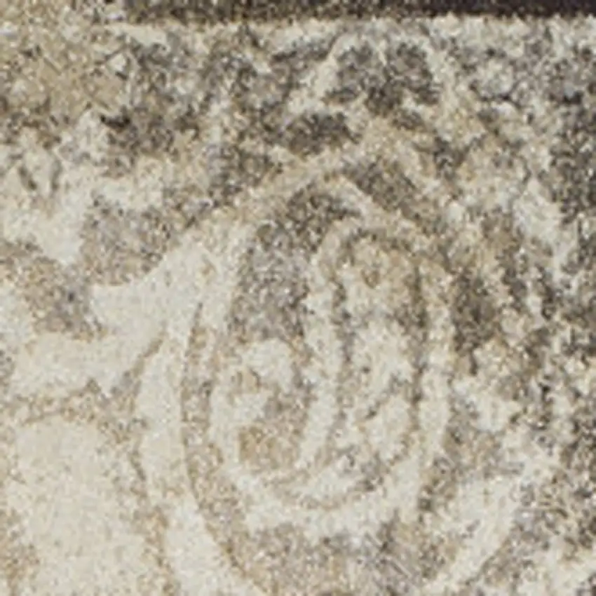 Brown Oriental Area Rug Photo 6