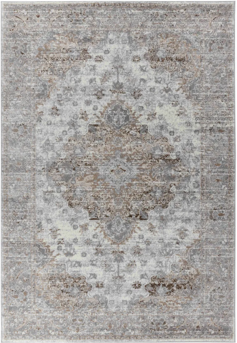 Brown Oriental Area Rug Photo 3