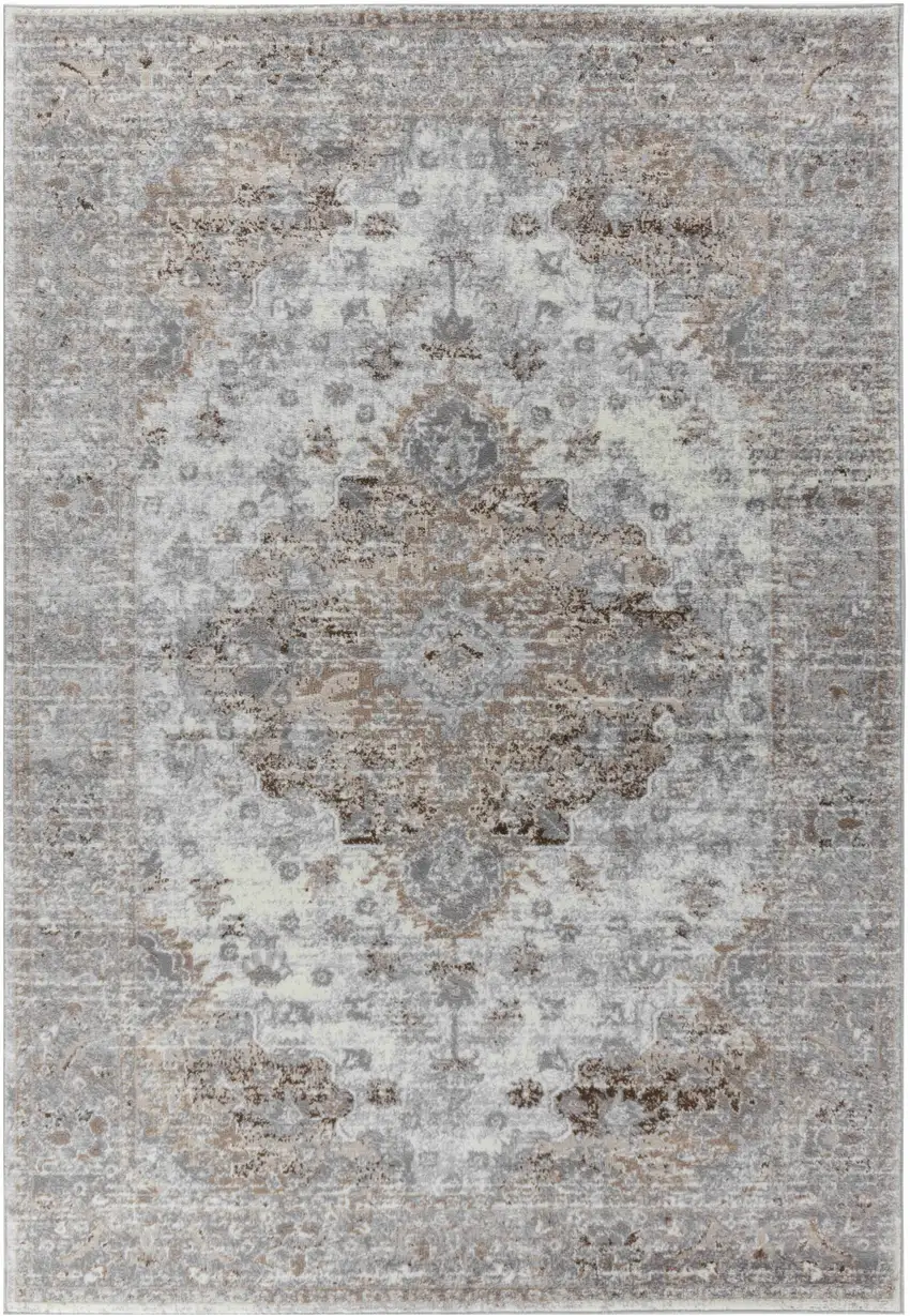 Brown Oriental Area Rug Photo 6