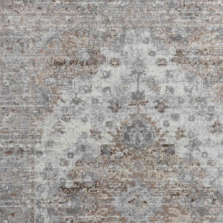 Brown Oriental Area Rug Photo 2