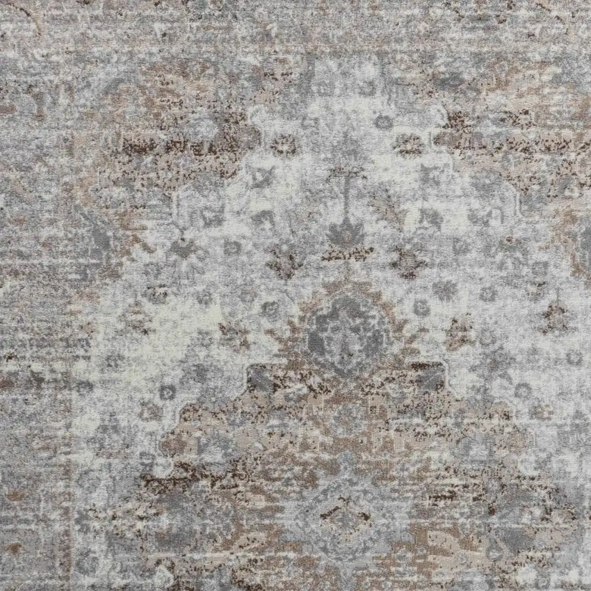 5' X 8' Brown Oriental Area Rug Photo 5