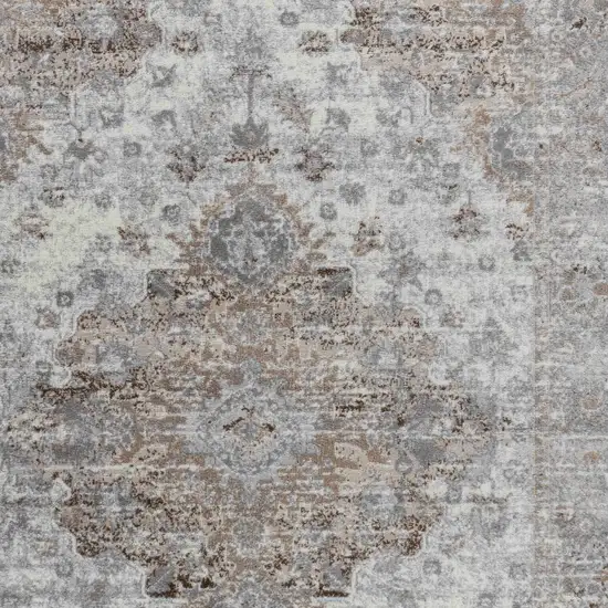 Brown Oriental Area Rug Photo 3