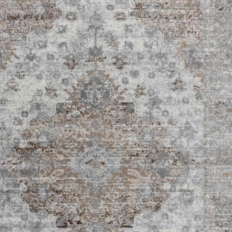 Brown Oriental Area Rug Photo 3