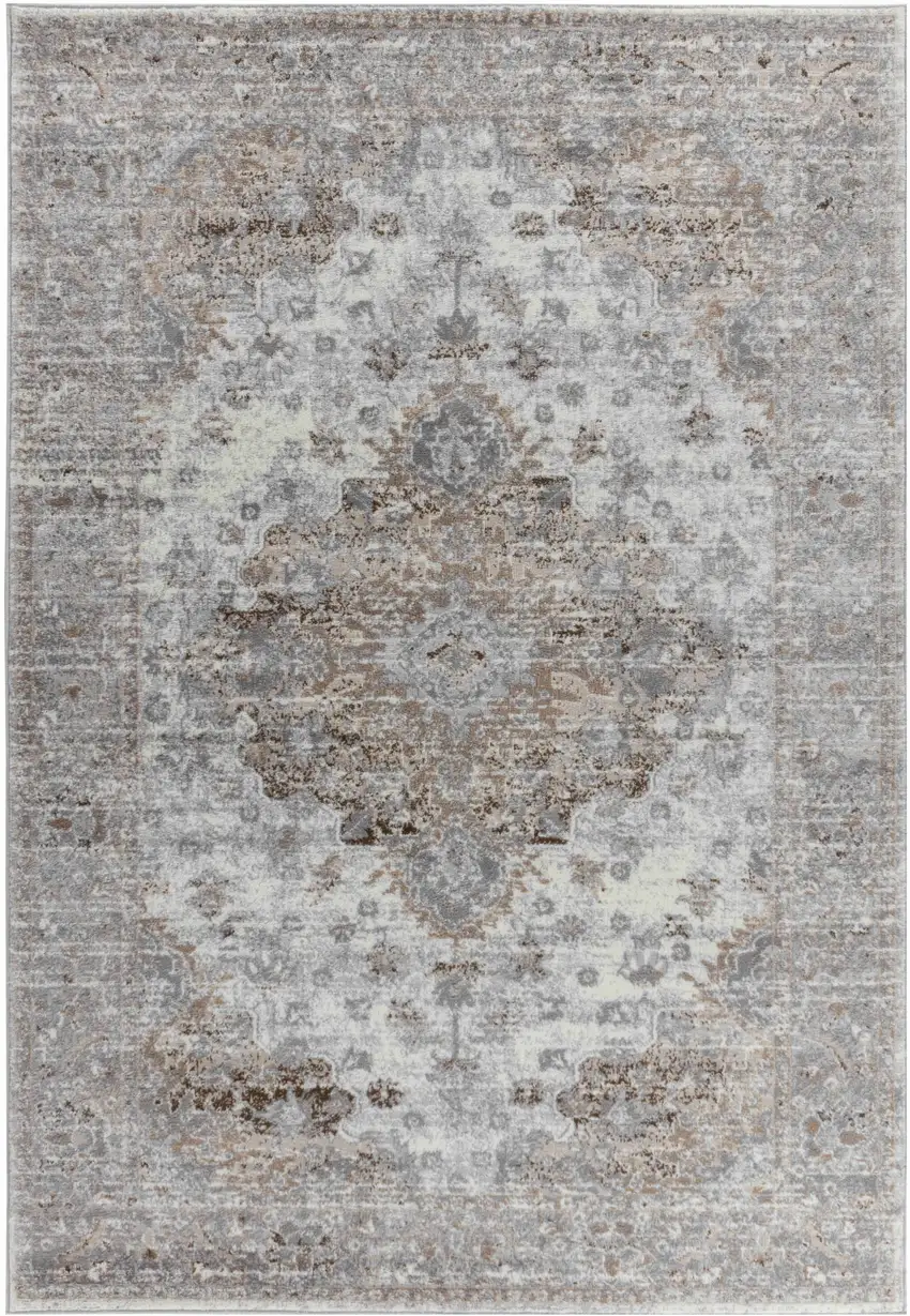 Brown Oriental Area Rug Photo 7
