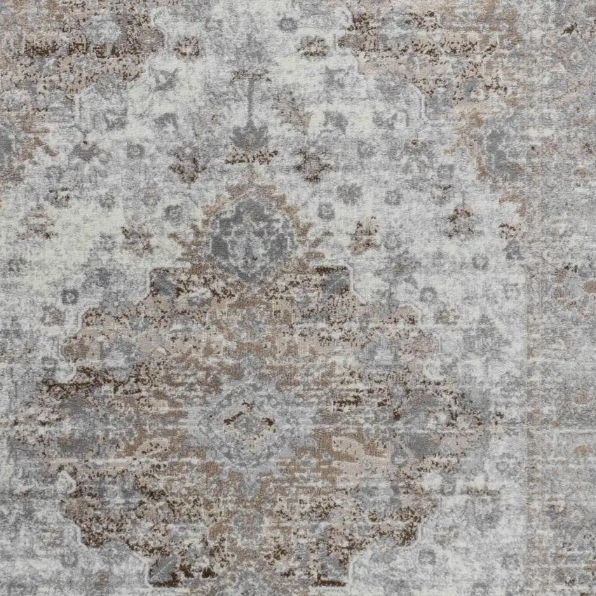 8' X 11' Brown Oriental Area Rug Photo 6