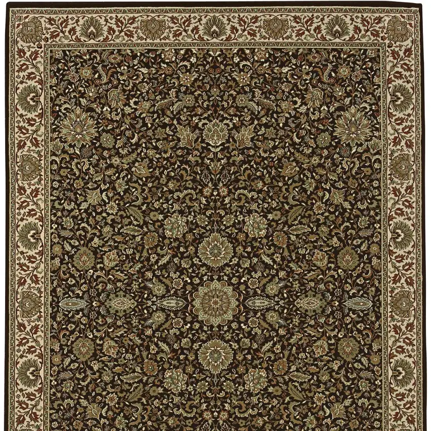 Brown Oriental Area Rug Photo 3