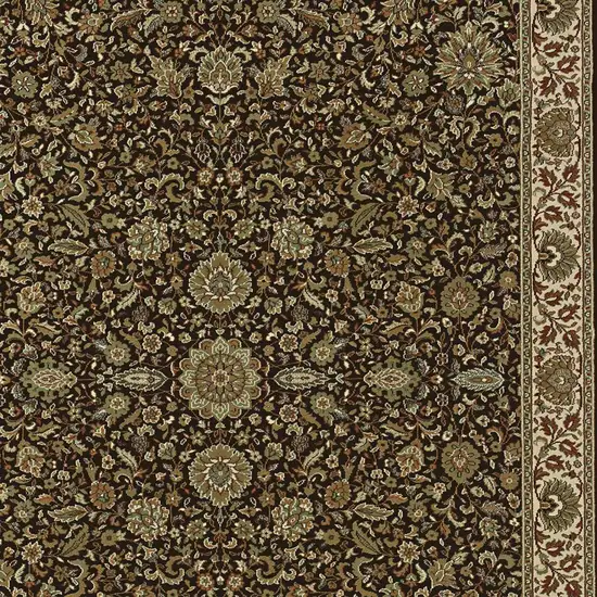 Brown Oriental Area Rug Photo 2