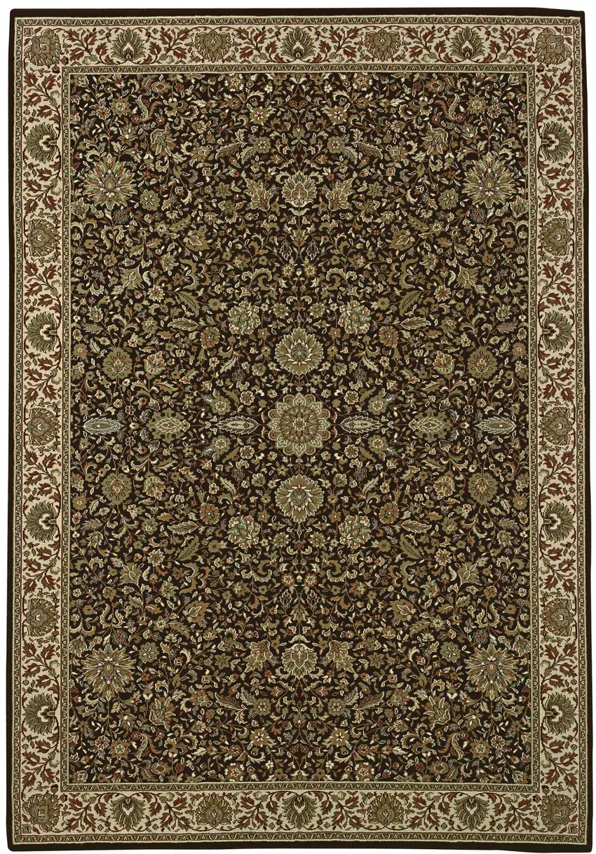 Brown Oriental Area Rug Photo 1