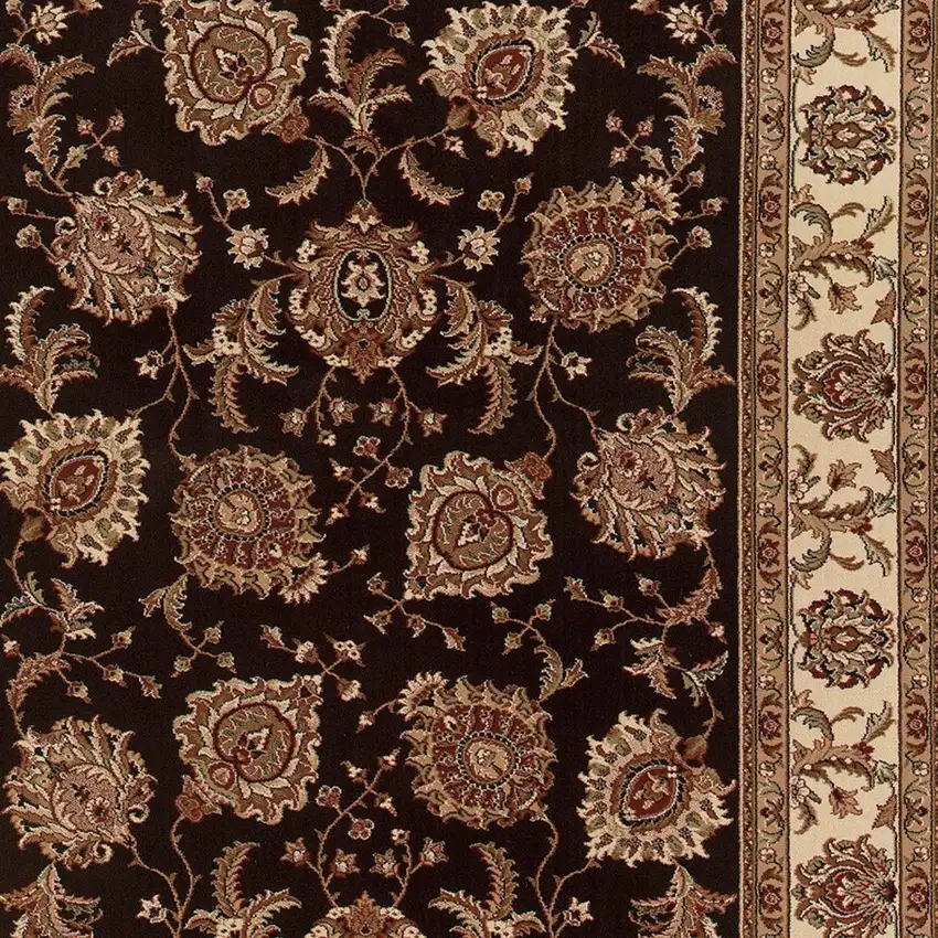 Brown Oriental Area Rug Photo 2