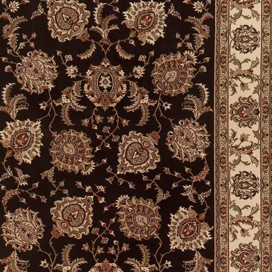 Brown Oriental Area Rug Photo 2