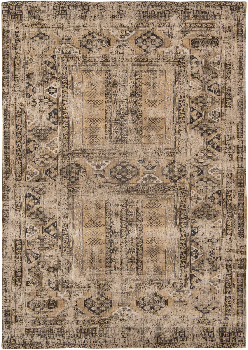 Brown Oriental Washable Area Rug Photo 6