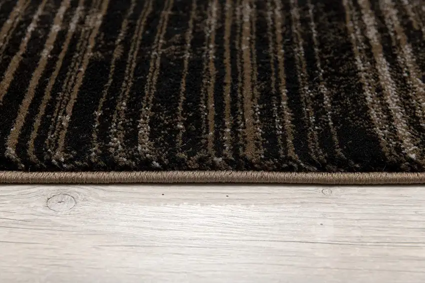 Brown Overlapped Blocks Area Rug Photo 2