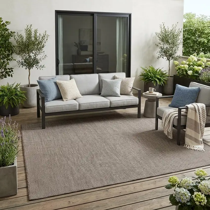 Natural Indoor Outdoor Area Rug Photo 1