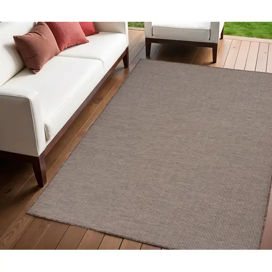Brown Power Loom Area Rug Photo 1
