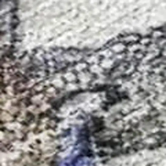 Brown Purple And Ivory Abstract Washable Indoor Outdoor Area Rug Photo 4