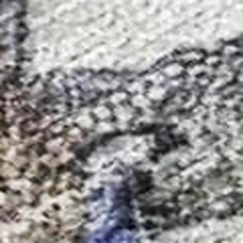 Brown Purple And Ivory Abstract Washable Indoor Outdoor Area Rug Photo 4