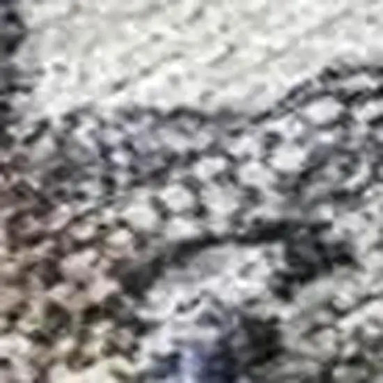 Brown Purple And Ivory Abstract Washable Indoor Outdoor Area Rug Photo 3