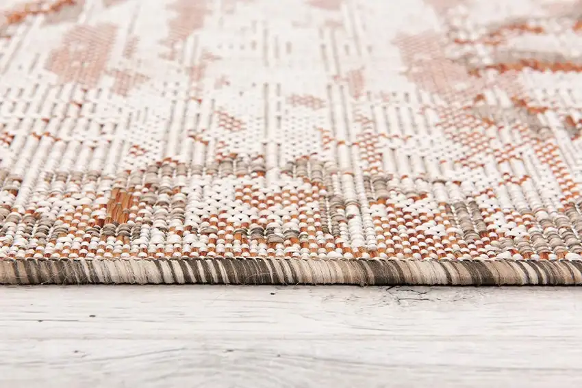 Brown Rust Distressed Area Rug Photo 4