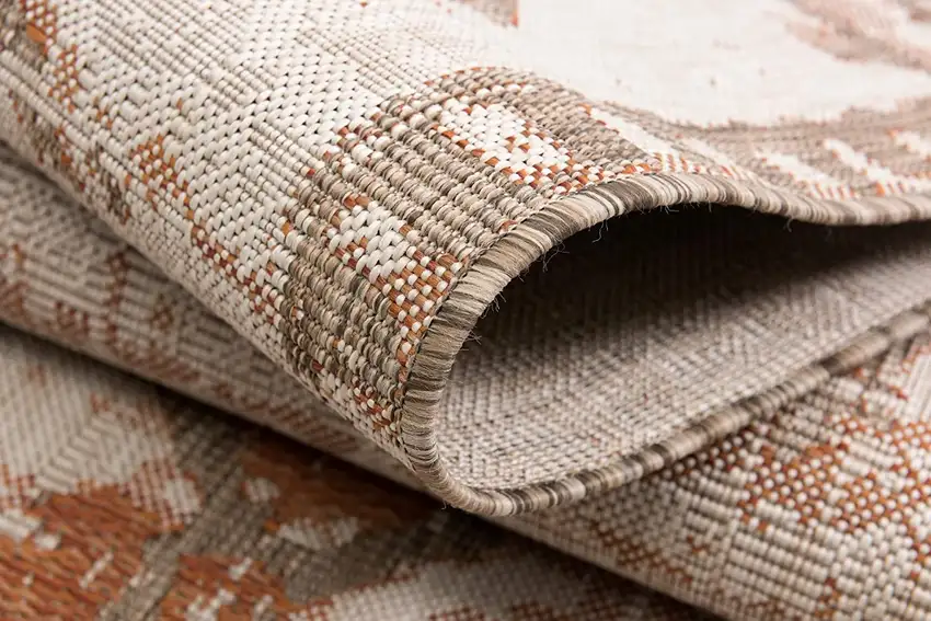 Brown Rust Distressed Area Rug Photo 6