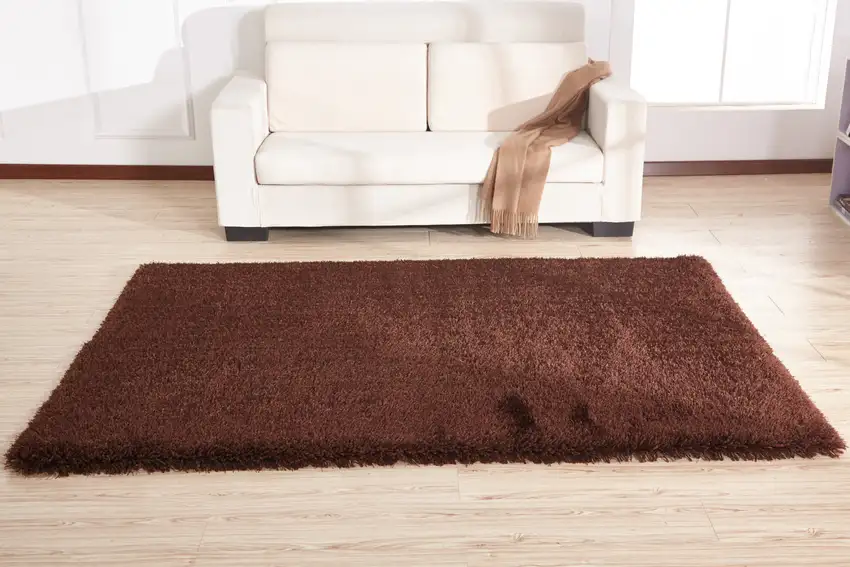 Brown Shag Hand Tufted Area Rug Photo 5