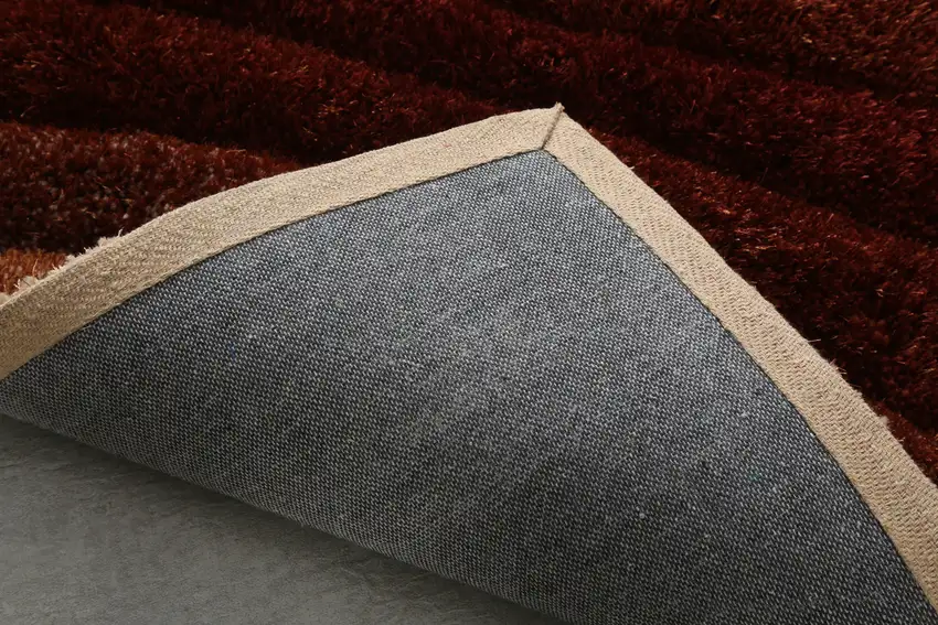 Brown Shag Hand Tufted Area Rug Photo 5