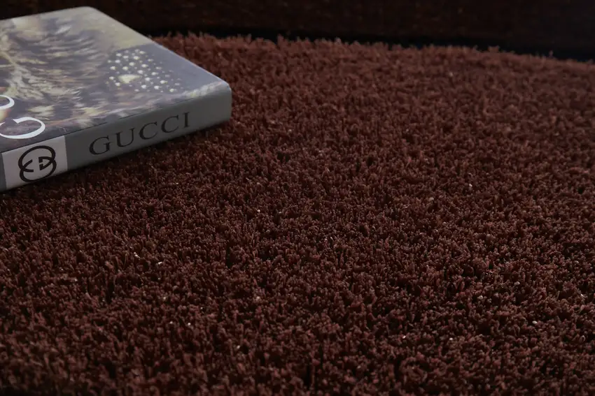 Brown Shag Hand Tufted Area Rug Photo 6
