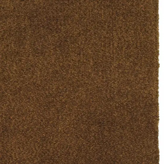Brown Shag Tufted Handmade Stain Resistant Area Rug Photo 4