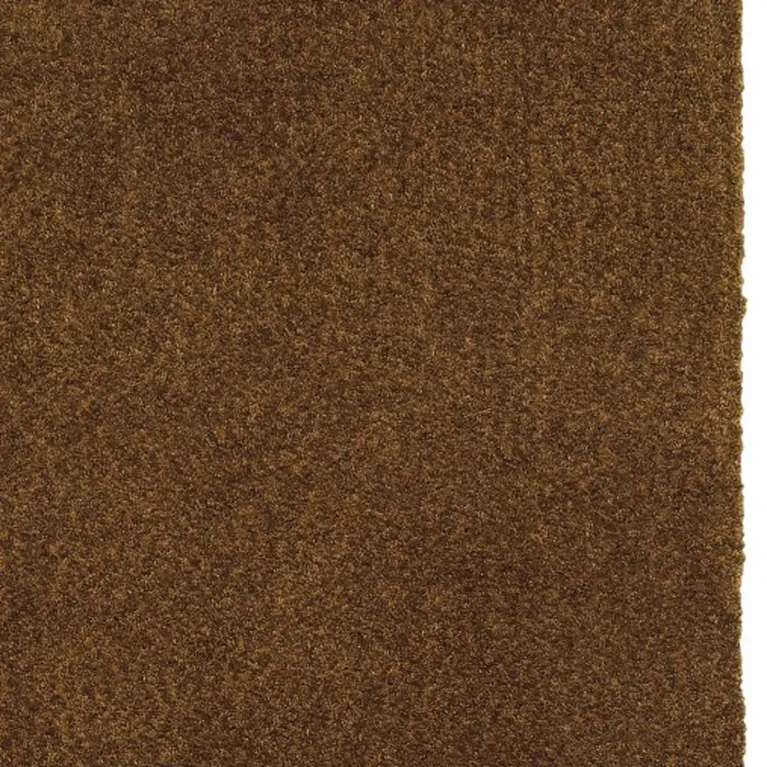 Brown Shag Tufted Handmade Stain Resistant Area Rug Photo 4