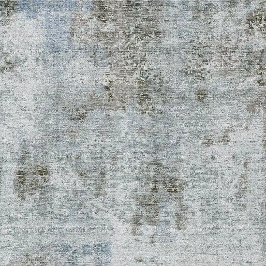 Brown Taupe And Gray Abstract Washable Indoor Outdoor Area Rug Photo 6