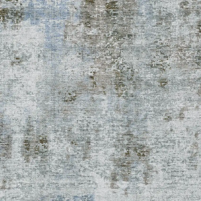 Brown Taupe And Gray Abstract Washable Indoor Outdoor Area Rug Photo 6