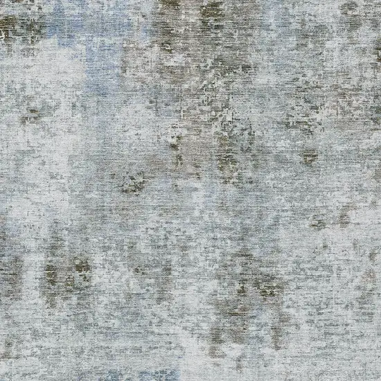 Brown Taupe And Gray Abstract Washable Indoor Outdoor Area Rug Photo 6