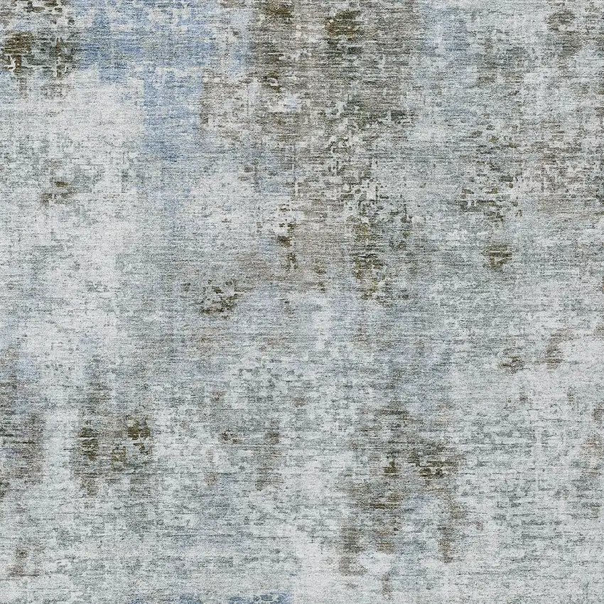 Brown Taupe And Gray Abstract Washable Indoor Outdoor Area Rug Photo 6