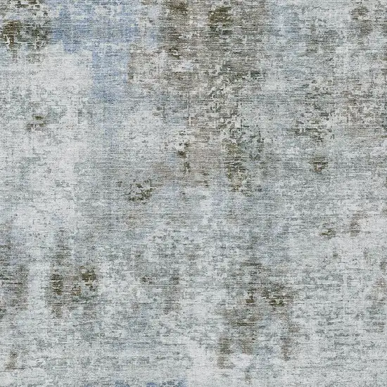 Brown Taupe And Gray Abstract Washable Indoor Outdoor Area Rug Photo 6